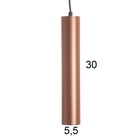 Светильник «Лукас» LED 5 Вт 4000К матовая медь 5×5×30-130 см - Фото 6
