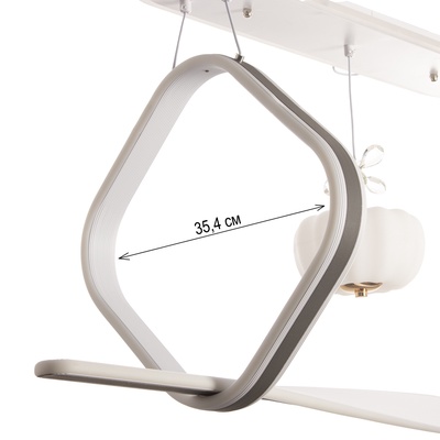 Светильник «Слейн» LED 180 Вт 3000-6000К белый 90×15×100 см