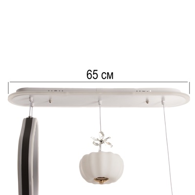 Светильник «Слейн» LED 180 Вт 3000-6000К белый 90×15×100 см