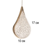 Светильник-каскад «Капли» LEd=132 Вт 3000-6000К золото 48×48×280 см - фото 27624727