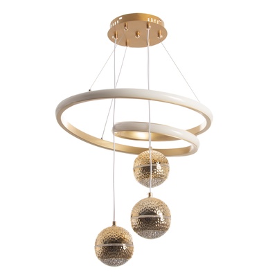 Светильник «Рондо» LED 138 Вт 3000-6000К золото 50×50×100 см