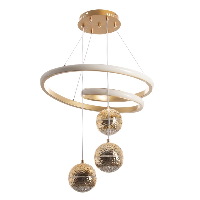 Светильник «Рондо» LED 138 Вт 3000-6000К золото 50×50×100 см