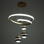 Светильник "Рондо" LED 138Вт 3000-6000К золото 50х50х100 см 9951732