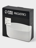 Салатник Magistro Modern, 800 мл, d=16.5 см, фарфор, белый 10219402