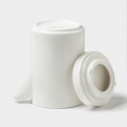 Заварочный чайник Magistro Modern, 960 мл, 19.5×11×18 см, фарфор, белый - Фото 4