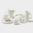 Набор для специй Magistro OliveQueen, солонка, перечница, фарфор, белый - Фото 7