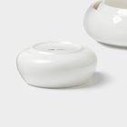 Салатники Magistro OliveQueen, 1500/800/450 мл, набор 3 шт., фарфор, белые - Фото 7