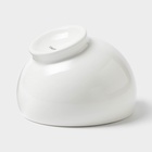 Сахарница Magistro Olive Queen, 360 мл, 12×10.5 см, фарфор, белая - Фото 4