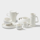 Чайная пара Magistro OliveQueen, 220 мл, 15×15 см, фарфор, белая - Фото 7