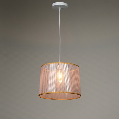 Абажур BayerLux, Е27, серый, 30×30×21 см