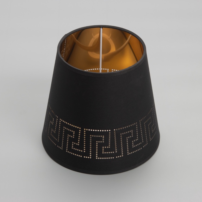 Абажур Е27, чёрный, 20×20×18 см - Фото 1