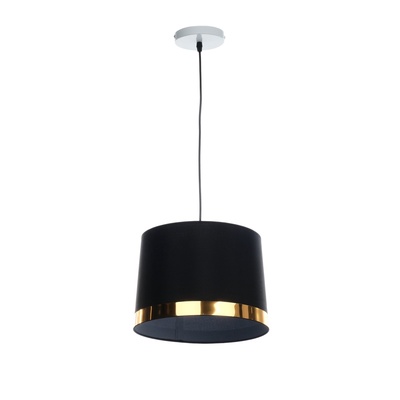 Светильник «Ленди» Е27 40 Вт черно-золотой 30×30×21 см