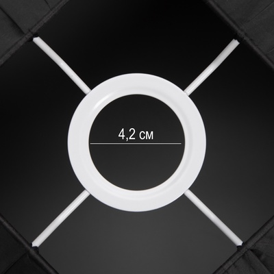 Абажур Е27 черный 28х28х18 см