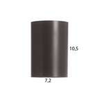 Светильник «Рулл» GU10 10 Вт черно-серебристый 7.3×7.3×10.3 см - фото 4678588