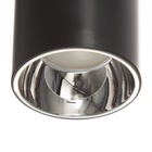 Светильник «Рулл» GU10 10 Вт черно-серебристый 7.3×7.3×10.3 см - фото 4678589