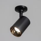 Светильник «Рум» GU10 10 Вт черно-золотой 8×18×14 см - фото 4678614