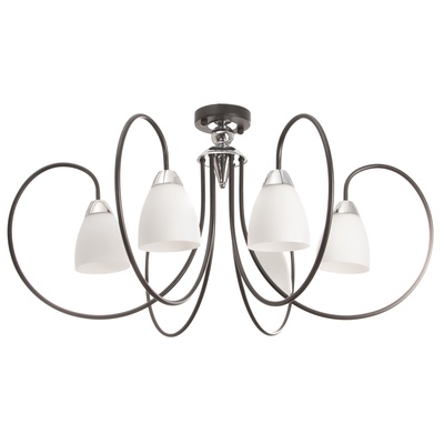 Люстра «Серо» 6хЕ27 40 Вт черно-хромовый 85×85×60 см