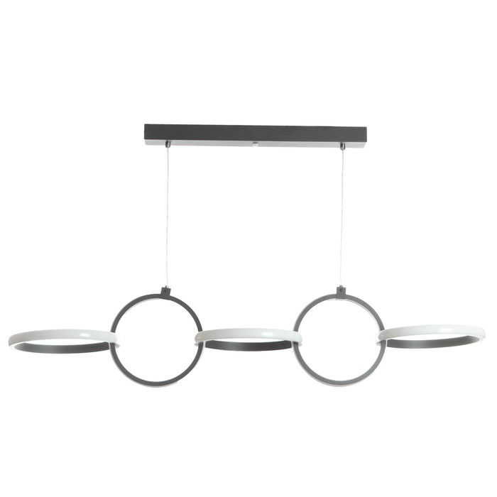 Люстра BayerLux «Джуди», LED, 35 Вт, 3000-6000К, черный, 102хх120 см