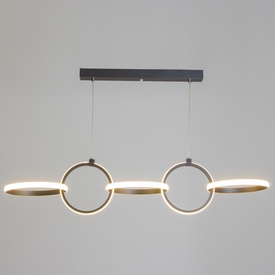 Люстра BayerLux «Джуди», LED, 35 Вт, 3000-6000К, черный, 102хх120 см