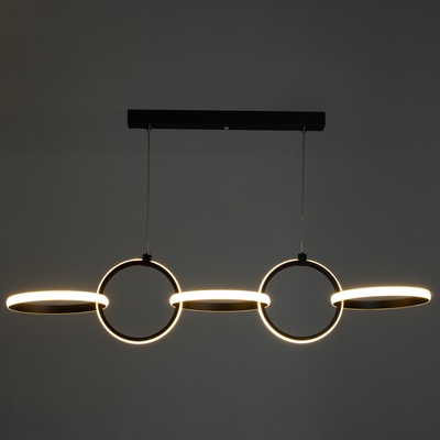 Люстра BayerLux «Джуди», LED, 35 Вт, 3000-6000К, черный, 102хх120 см