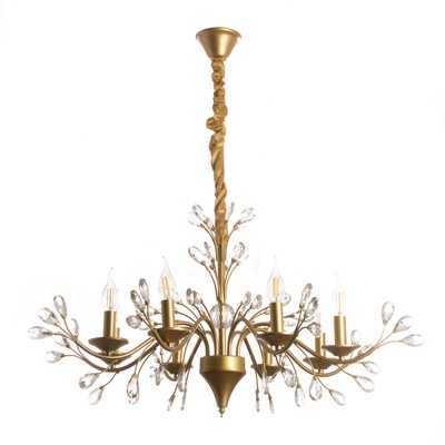 Люстра «Камила» 8хЕ14 40 Вт латунь 84×84×100 см