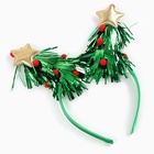 Карнавальный костюм новогодний «Ёлочка», рост 104-110 см, платье, ободок - Фото 7