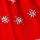 Карнавальный костюм новогодний «Яркая санта», рост 110-116 см, платье, ободок - Фото 4