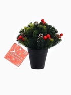 Новогодняя композиция на стол «Зимнее волшебство. Зима» в горшке,12×5.5 см - Фото 8