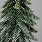 Искусственная ёлка настольная «Зимнее волшебство. Заснеженная с блёстками» в горшочке, 33 см, ветки литые отгибаются - Фото 3