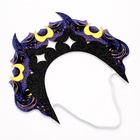 Ободок кокошник «Тёмный», фетр - Фото 3