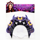 Ободок кокошник «Тёмный», фетр - Фото 4