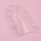 Молд для заливки шоколада 3 D KONFINETTA «Молодожёны», пластик, 13.5×9.5×4.6 см, прозрачный - Фото 4