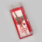 Коробка с прозрачной крышкой под рулет «С Новым годом», 30×12×12 - Фото 2