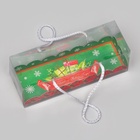 Коробка под рулет, упаковка, «Счастливого Нового года», 22.5×7.8×7.8 см - Фото 3