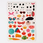 Роспись по дереву «Весёлые зверята», 13 основ, с наклейками - фото 119106744