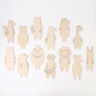 Роспись по дереву «Весёлые зверята», 13 основ, с наклейками - Фото 10