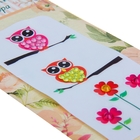 Наклейка пластик стразы "Сова" 17,5х8 см - Фото 2