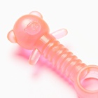 Жевательная игрушка для собак «Медвежонок», 9×4.5 см, светящаяся в темноте - Фото 4