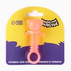 Жевательная игрушка для собак «Медвежонок», 9×4.5 см, светящаяся в темноте - Фото 6