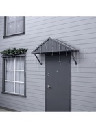 Гирлянда «Бахрома» 25×0.7 м, IP44, УМС, белая нить, 450 LED, свечение тёплое белое, 220 В - Фото 6