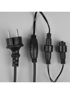 Гирлянда «Бахрома» 6×0.7 м, IP44, УМС, тёмная нить, 120 LED, свечение белое, 220 В - Фото 8