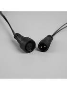 Гирлянда «Бахрома» 6×0.7 м, IP44, УМС, тёмная нить, 120 LED, свечение белое, 220 В - Фото 9