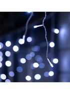 Гирлянда «Бахрома» 6×0.7 м, IP44, УМС, белая нить, 120 LED, свечение белое, мерцание, 220 В - Фото 7