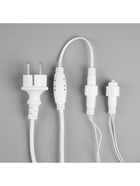 Гирлянда «Бахрома» 6 × 0.7 м, IP44, УМС, белая нить, 120 LED, свечение тёплое белое, мерцание, 220 В - Фото 8