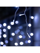 Гирлянда «Бахрома» 12 × 0.7 м, IP44, УМС, белая нить, 240 LED, свечение белое, мерцание, 220 В - Фото 7