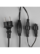 Гирлянда «Бахрома» 12×0.7 м, IP44, УМС, тёмная нить, 240 LED, свечение белое, мерцание 220 В - Фото 8