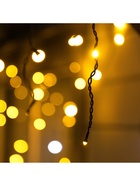 Гирлянда «Бахрома» 25×0.7 м, IP44, УМС, тёмная нить, 450 LED, свечение тёплое белое, мерцание, 220 В - Фото 7