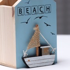 Карандашница дерево TAKE IT EASY «Пляж», 13×8×6 см - Фото 4