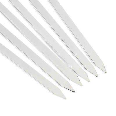 Набор шампуров для шашлыка 6 шт., рукоять - кольцо, 60×1 см