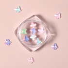 Фигурки для декора «Витражные бабочки», объёмные, разноцветные - Фото 3